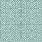 Purchase 4121-26928 A-Street Wallpaper, Hesper Teal Geometric Wallpaper - Mylos