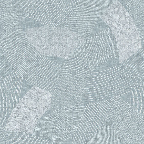 Purchase 4121-26935 A-Street Wallpaper, Tania Denim Woven Abstract Wallpaper - Mylos