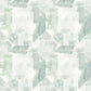 Purchase 4121-26947 A-Street Wallpaper, Perrin Sea Green Gem Geometric Wallpaper - Mylos