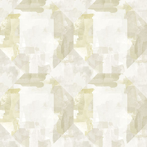 Purchase 4121-26948 A-Street Wallpaper, Perrin Olive Gem Geometric Wallpaper - Mylos