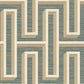 Purchase 4125-26723 Advantage Wallpaper, Henley Teal Geometric Grasscloth - Fusion