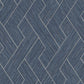 Purchase 4125-26727 Advantage Wallpaper, Ember Indigo Geometric Basketweave - Fusion