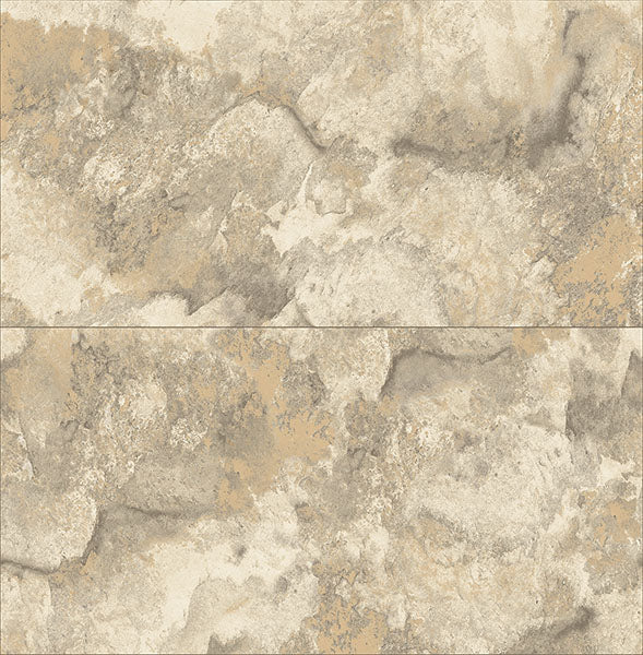 Purchase 4125-26732 Advantage Wallpaper, Aria Neutral Marbled Tile - Fusion
