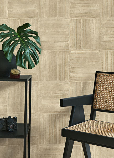 Purchase 4125-26735 Advantage Wallpaper, Jasper Neutral Block Texture - Fusion12