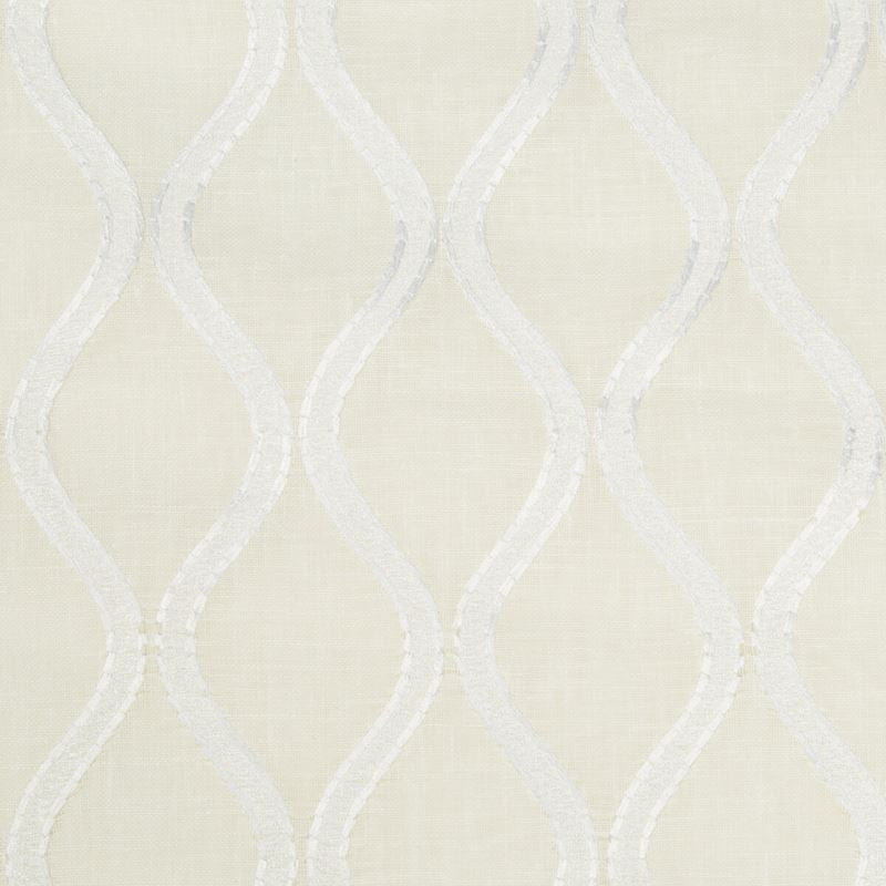 View 4436.101.0 Contemporary White Kravet Basics Fabric