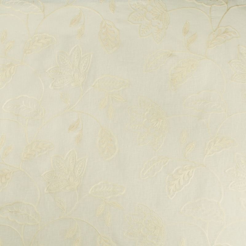 Select 4440.1.0 Botanical/Foliage Ivory Kravet Basics Fabric