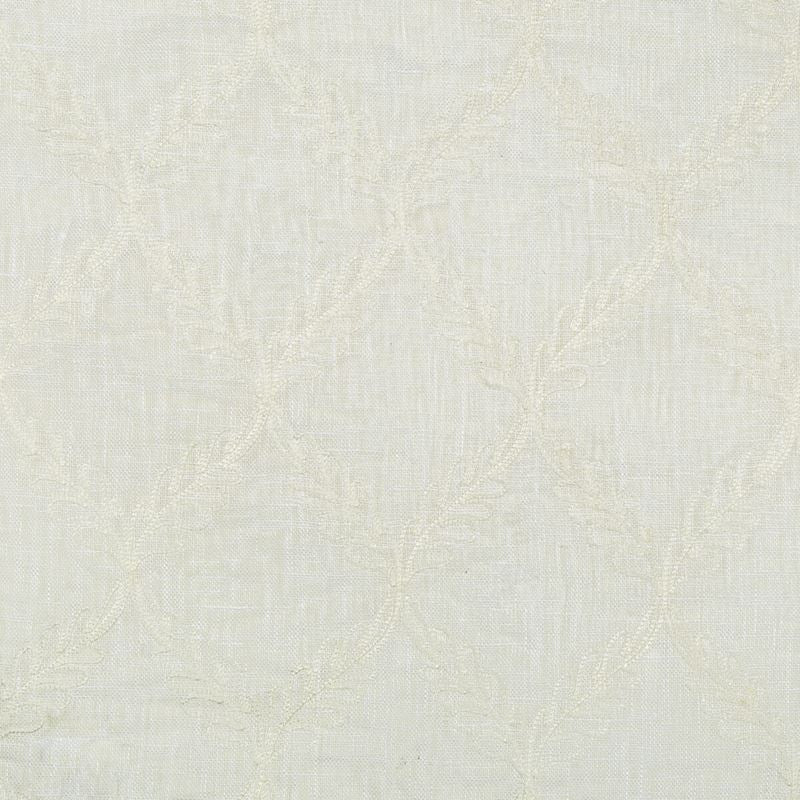 Shop 4446.101.0 Botanical/Foliage White Kravet Basics Fabric