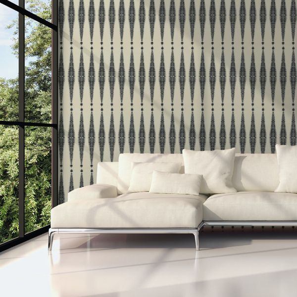 Search 5005070 Fern Tree Noir by Schumacher Wallpaper