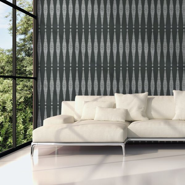 Purchase 5005073 Fern Tree Graphite by Schumacher Wallpaper