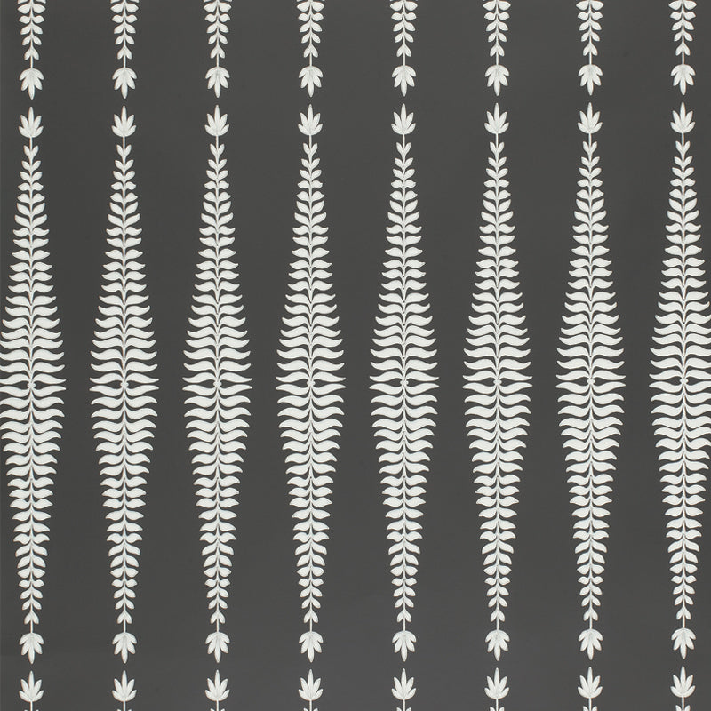 Buy 5005073 Fern Tree Graphite by Schumacher Wallpaper