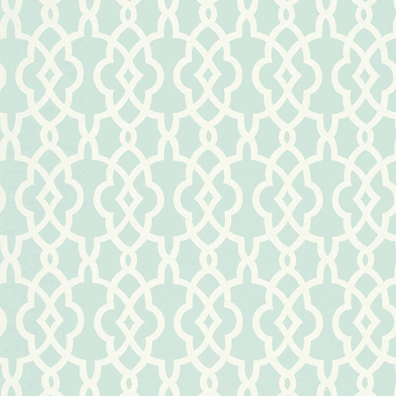 Buy 5005143 Summer Palace Fret Mineral by Schumacher Wallpaper