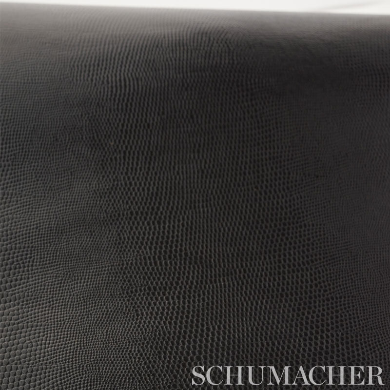 Order 5005841 Lizard Carbon by Schumacher Wallpaper