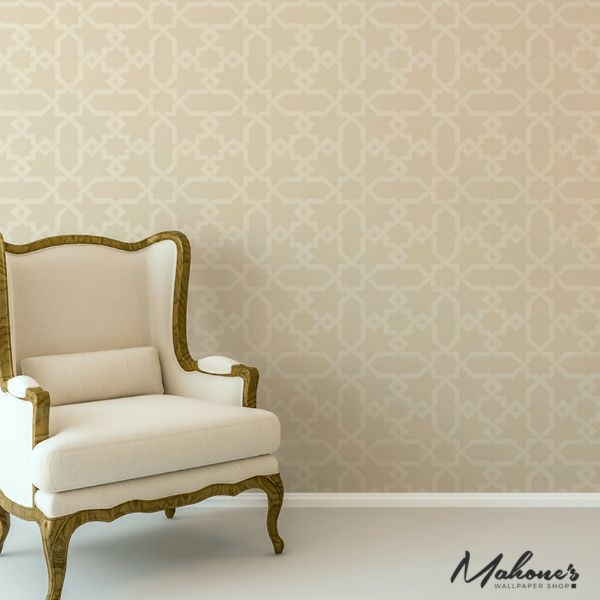 Order 5005920 Cordoba Flax by Schumacher Wallpaper
