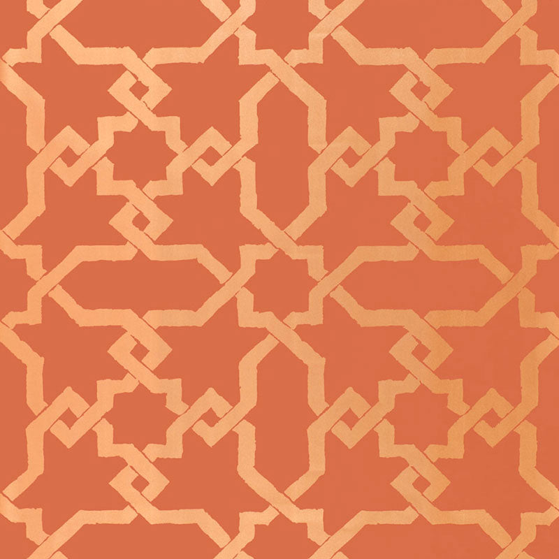 Select 5005923 Cordoba Cinnabar by Schumacher Wallpaper