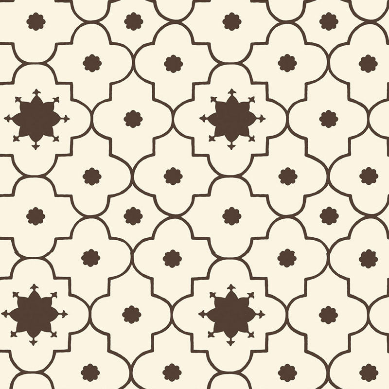 View 5006621 Taj Trellis Sepia by Schumacher Wallpaper