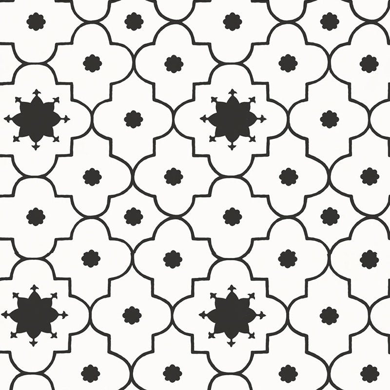 Save on 5006623 Taj Trellis Noir by Schumacher Wallpaper