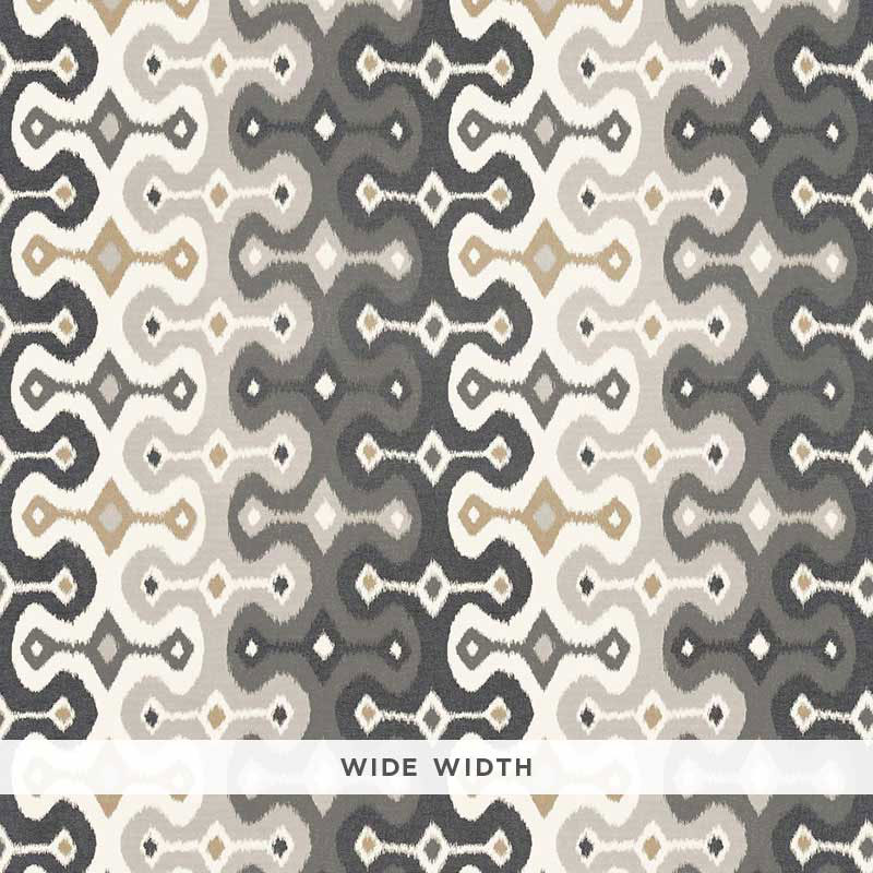 Save on 5006650 Darya Ikat Sidewall Stone by Schumacher Wallpaper