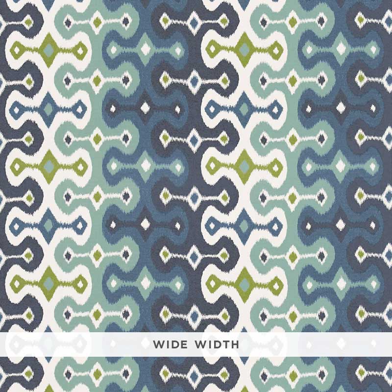 Select 5006652 Darya Ikat Sidewall Sky by Schumacher Wallpaper