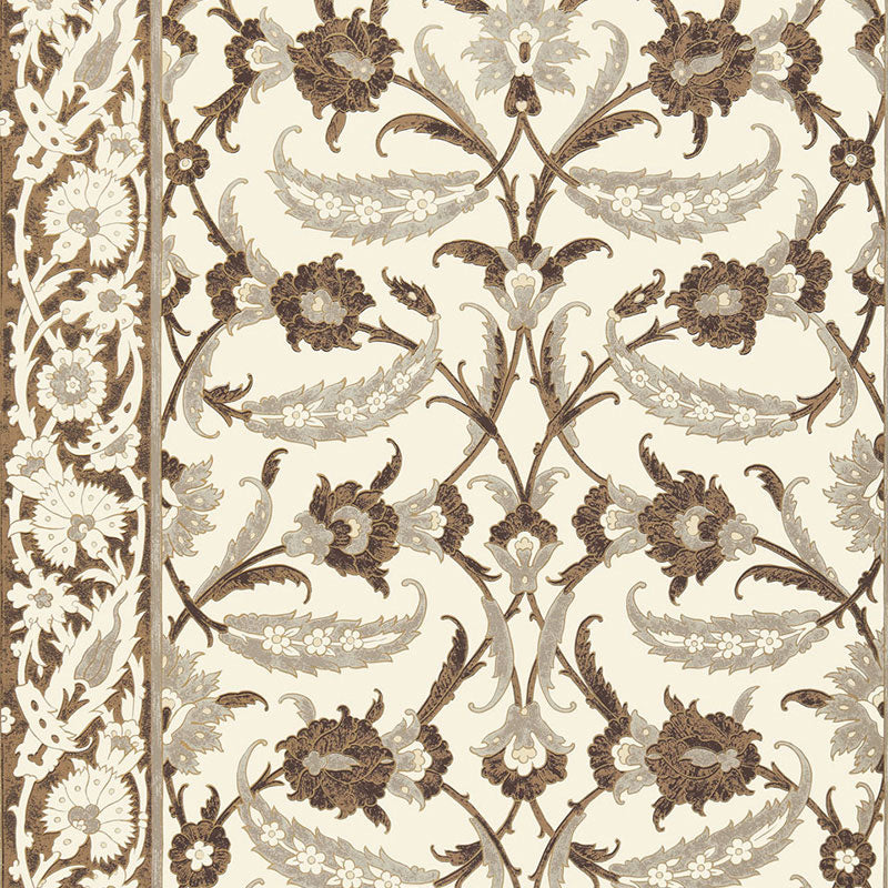 Purchase 5006661 Topkapi Sepia by Schumacher Wallpaper