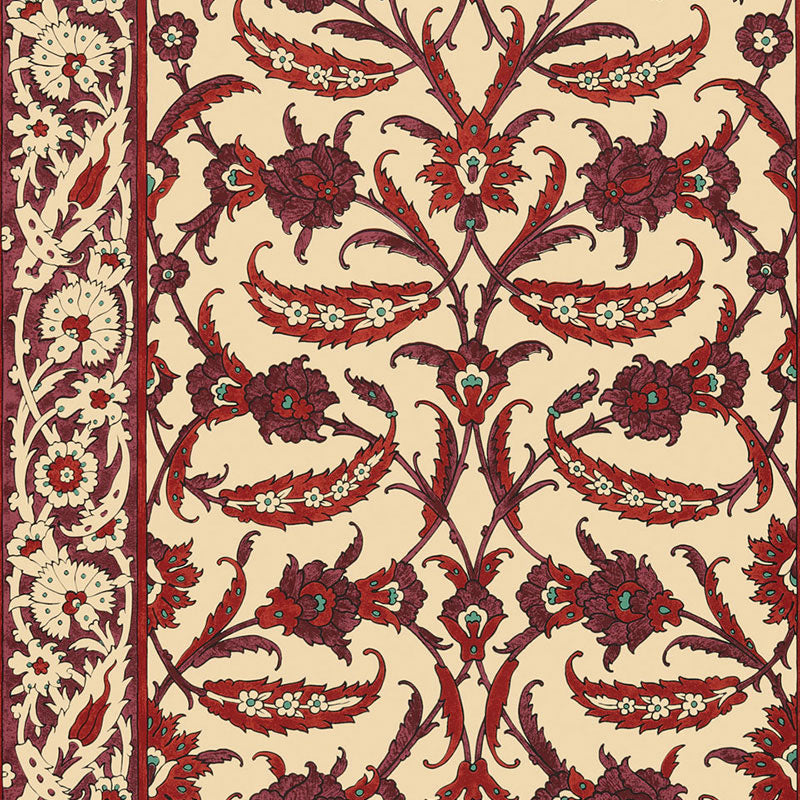 View 5006662 Topkapi Pomegranate by Schumacher Wallpaper
