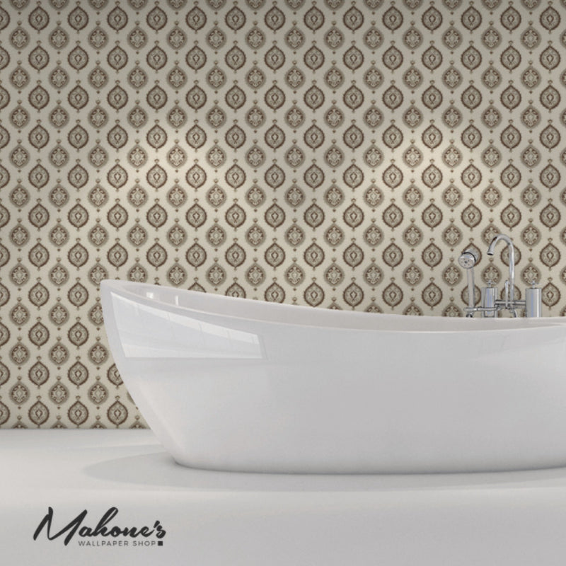 Shop 5006681 Samovar Sepia by Schumacher Wallpaper