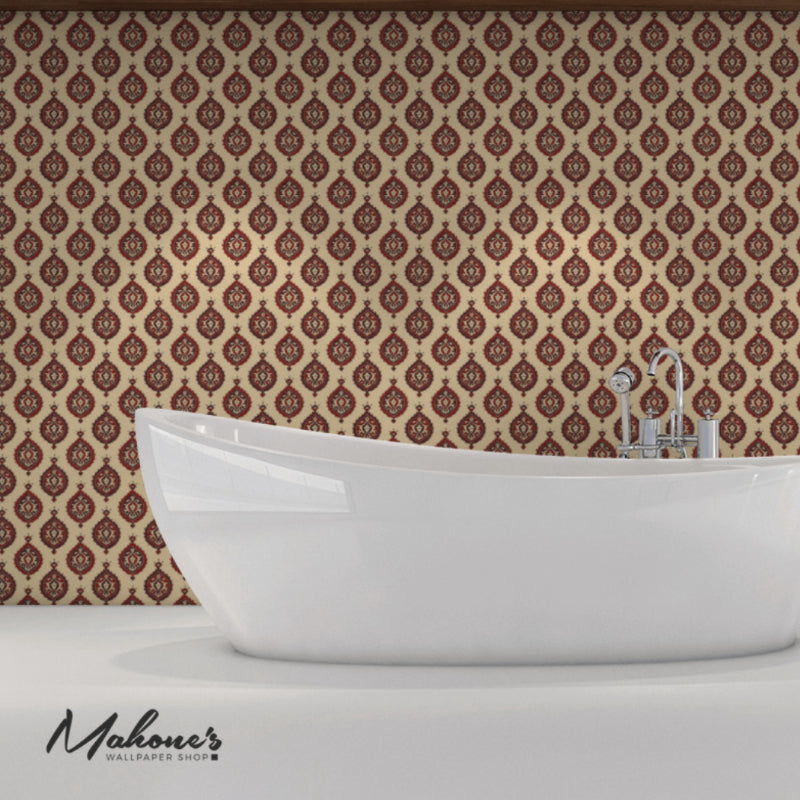 Buy 5006682 Samovar Pomegranate by Schumacher Wallpaper