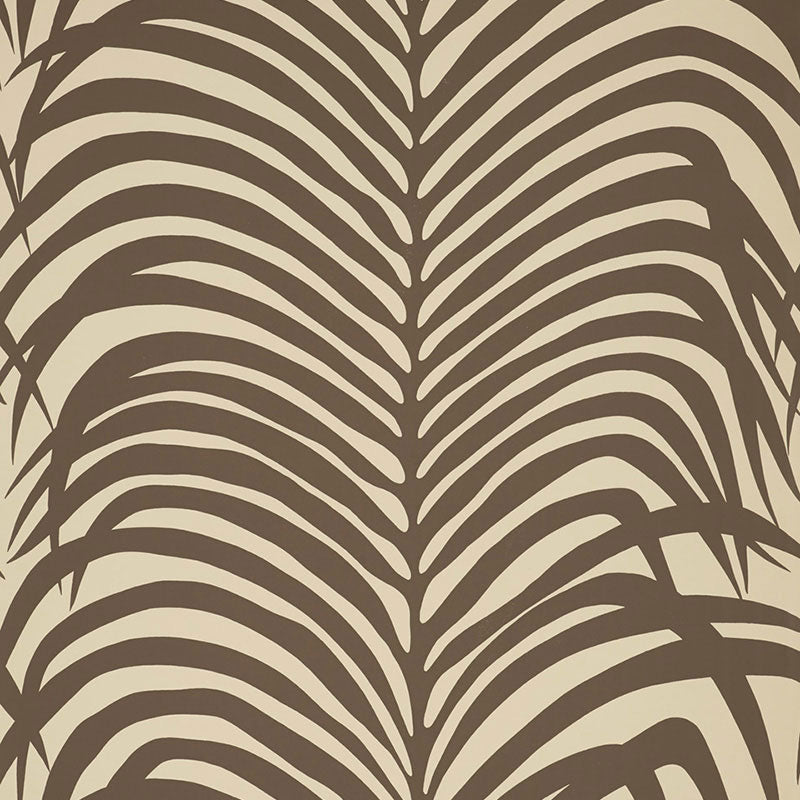 Find 5006933 Zebra Palm Java by Schumacher Wallpaper