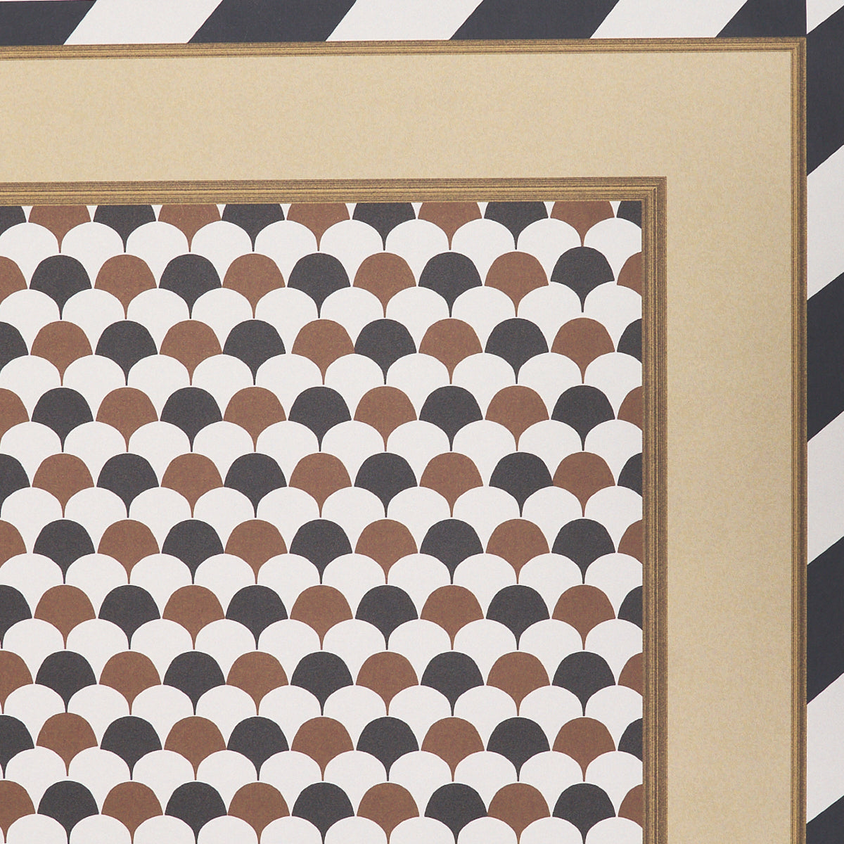 Save on 5007100 Robinchon Panel A Brown by Schumacher Wallpaper