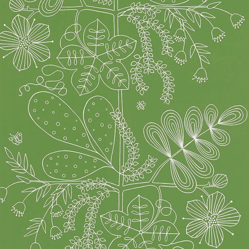 View 5007492 Blommen Leaf by Schumacher Wallpaper