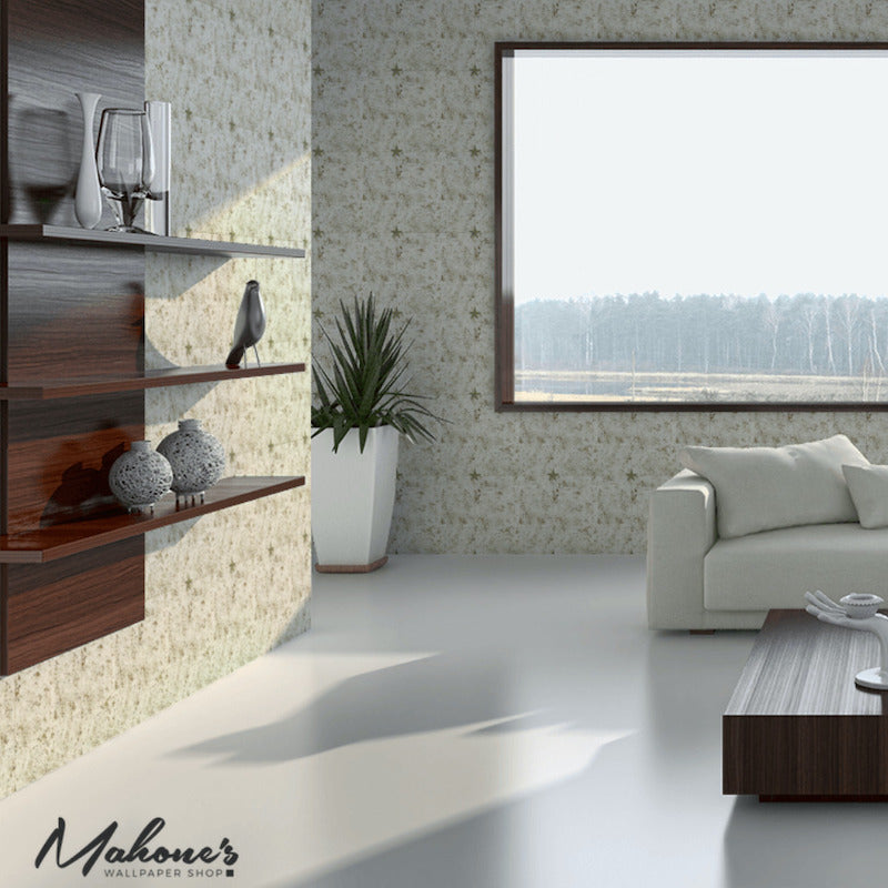 Order 5007760 Glass Paneling Silver by Schumacher Wallpaper