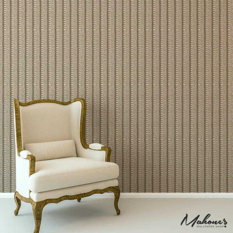 Order 5008016 Kiosk Berber Brown by Schumacher Wallpaper