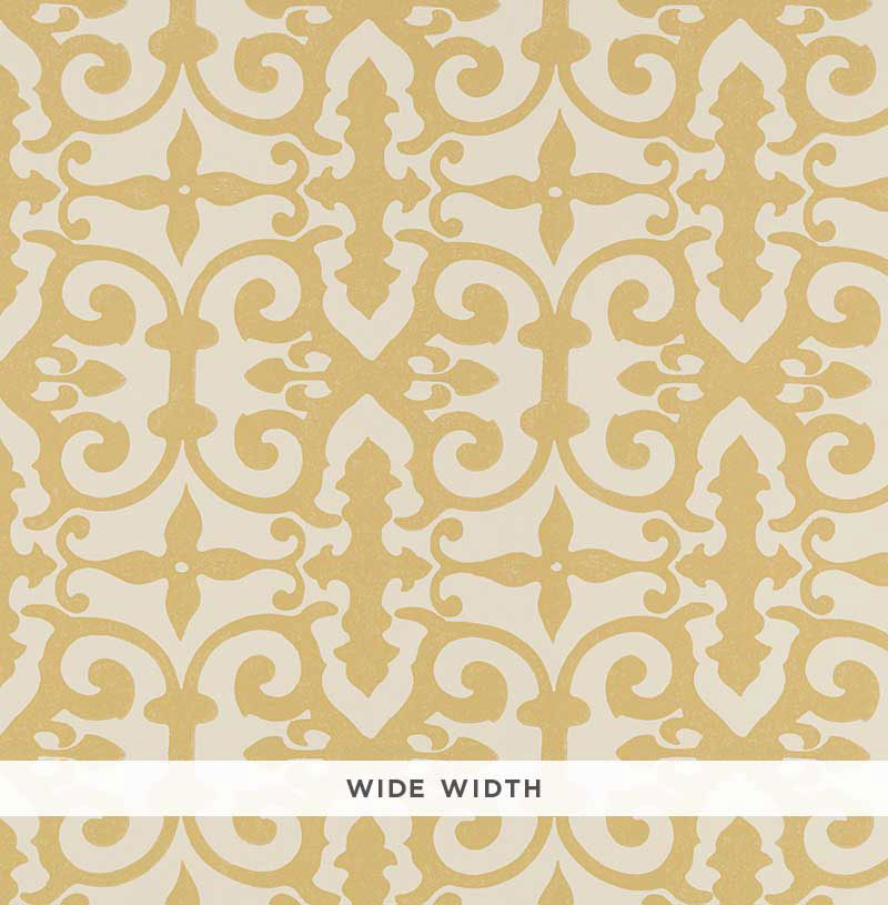 Order 5008042 Ferne Park Straw by Schumacher Wallpaper