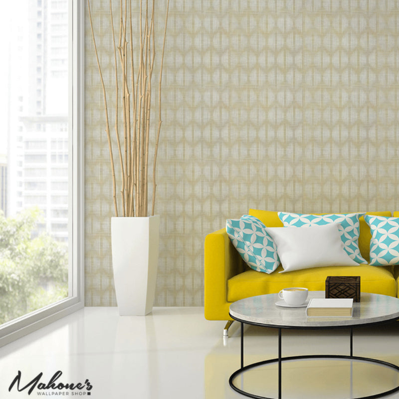 Acquire 5008271 Ovington Sisal Fog by Schumacher Wallpaper