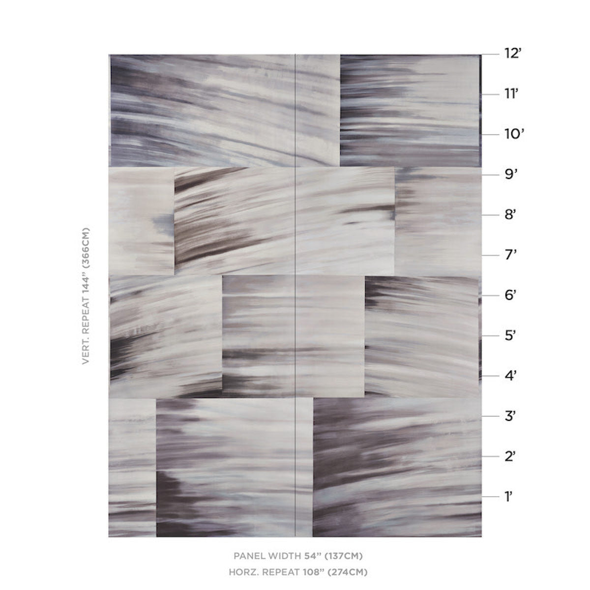 Purchase 5008340 Blocks Natural by Schumacher Wallpaper