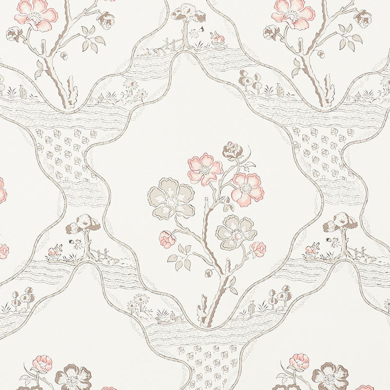 Shop 5008800 Marella Rose by Schumacher Wallpaper