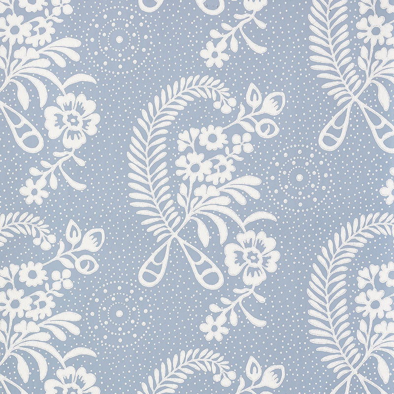 Purchase 5008813 Millicent Delft by Schumacher Wallpaper