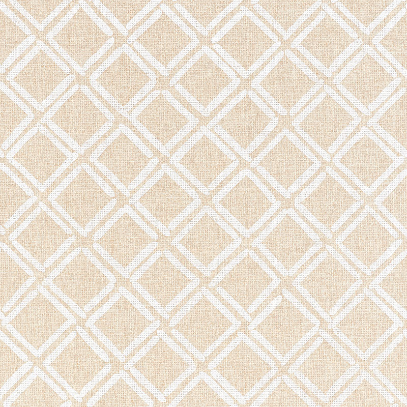 Select 5008861 Dina Paperweave Natural by Schumacher Wallpaper
