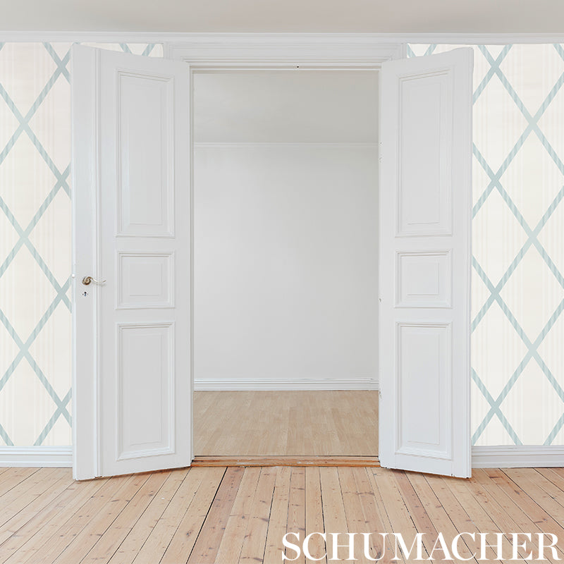 Purchase 5009251 Monti Blue by Schumacher Wallpaper