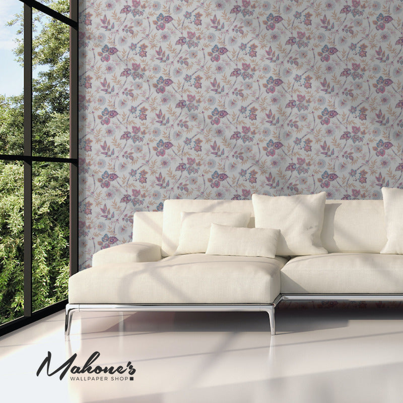 Order 5009291 Emperor'S Vine Aubergine by Schumacher Wallpaper