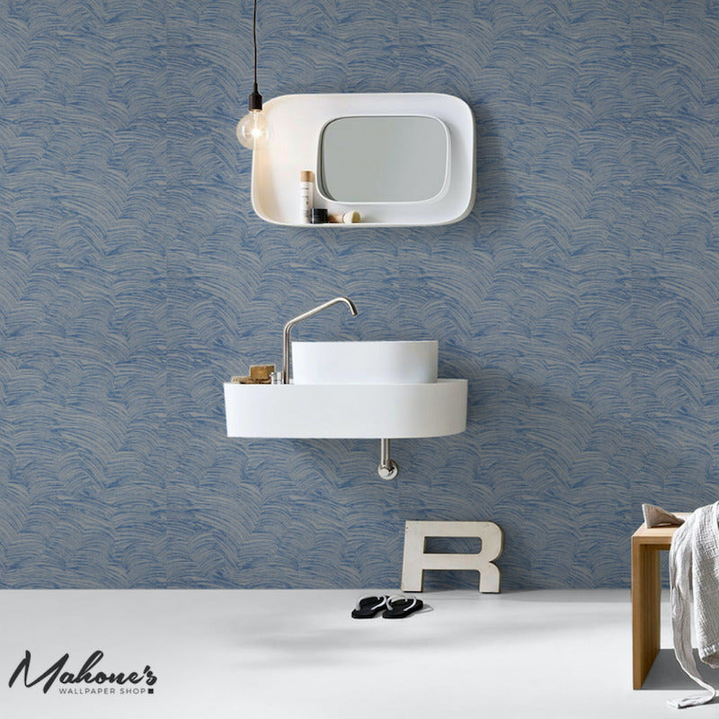 Order 5009320 Jete Blue by Schumacher Wallpaper