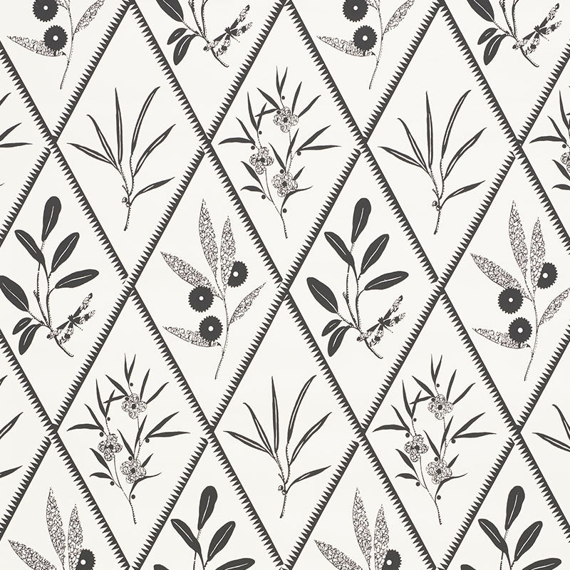 Order 5009373 Endimione Carbon by Schumacher Wallpaper