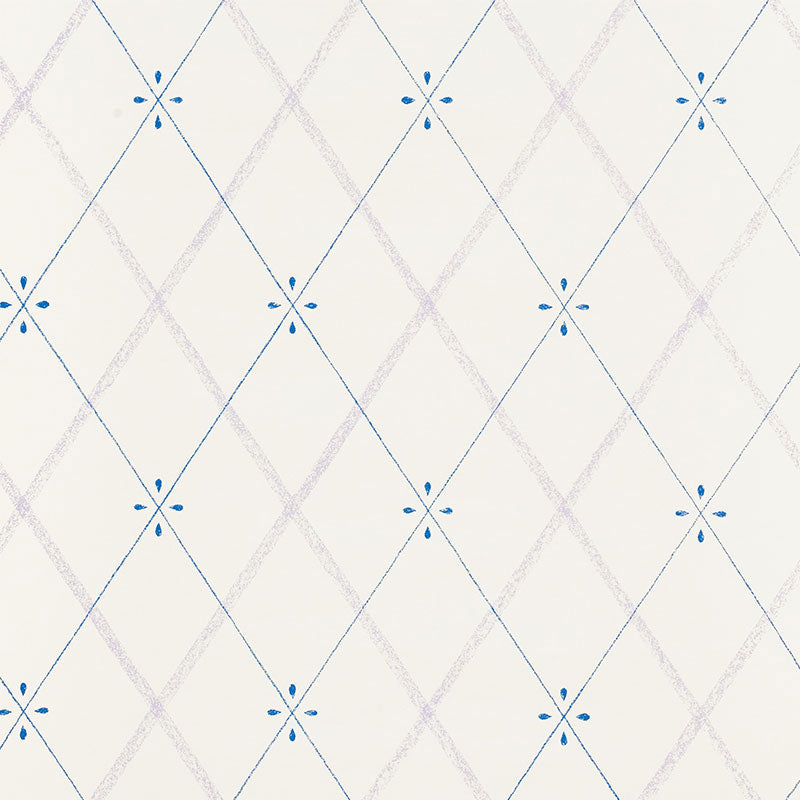 Order 5009512 Kasumi Diamond Hyacinth by Schumacher Wallpaper