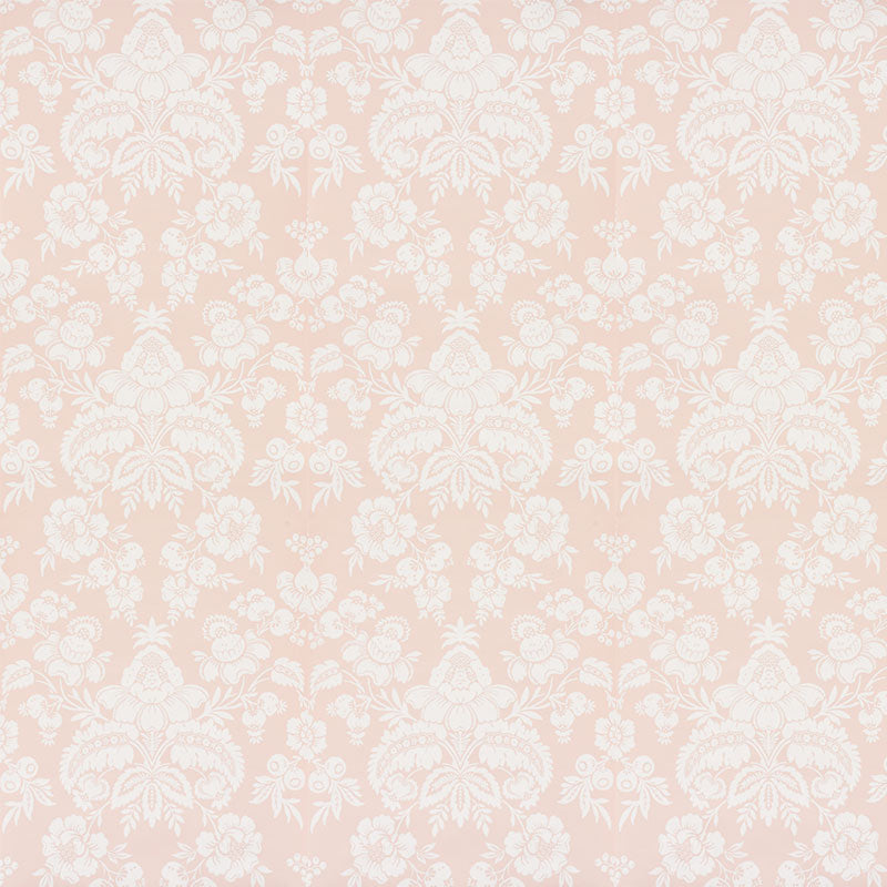 Find 5009611 Simone Blush by Schumacher Wallpaper