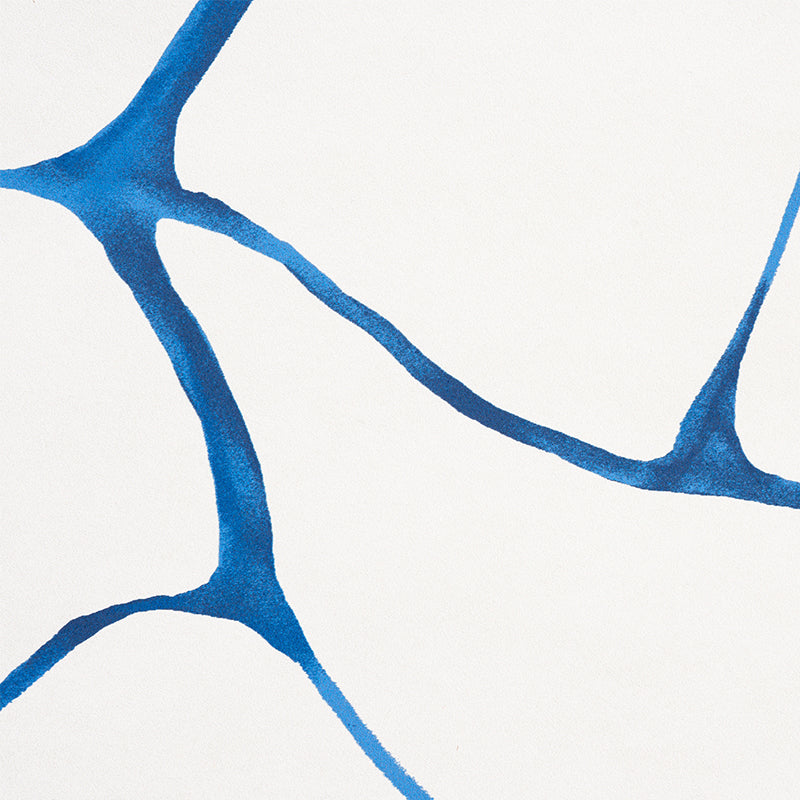 Order 5009700 Filigree Navy by Schumacher Wallpaper