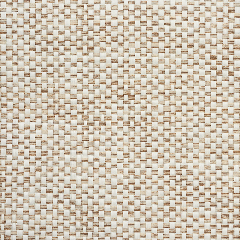 Purchase 5010291 Tonal Paperweave Natural by Schumacher Wallpaper