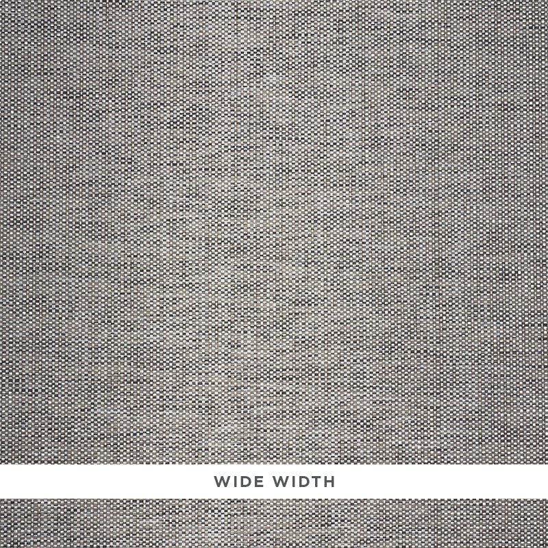 Find 5010310 Metal Paperweave Charcoal by Schumacher Wallpaper