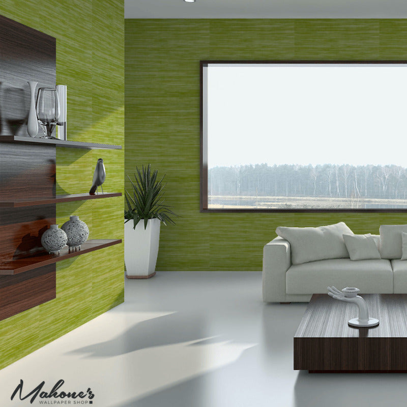 Acquire 5010343 Dyed Raffia Leaf by Schumacher Wallpaper