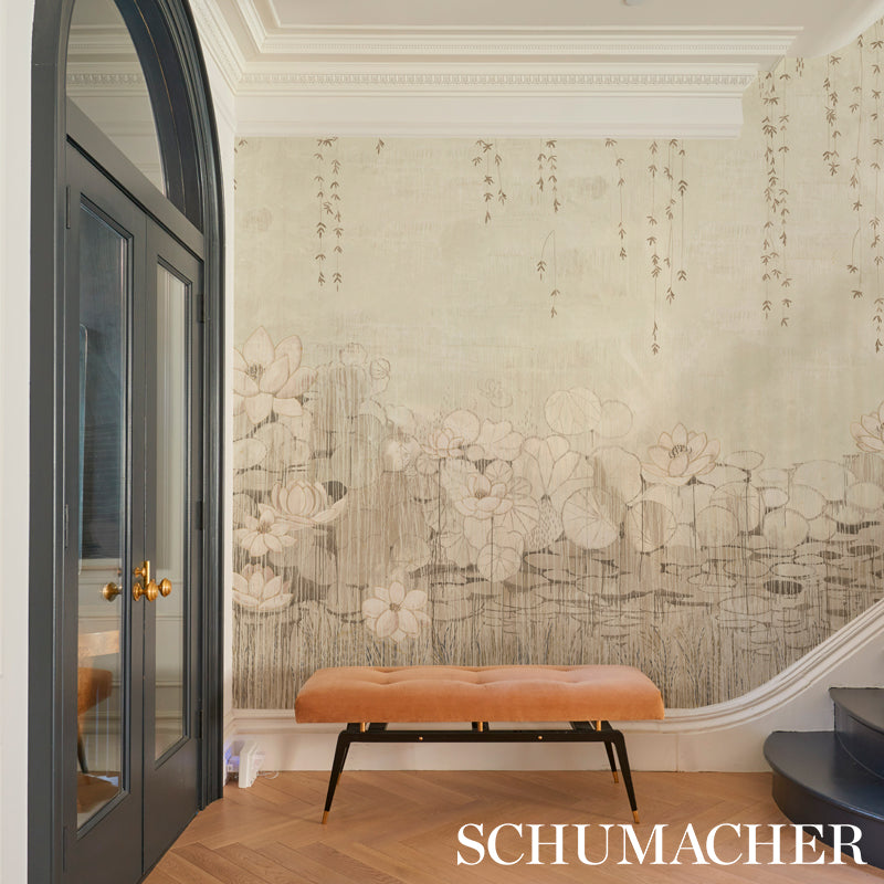Buy 5010891 Chatoyant Leaf Schumacher Wallpaper