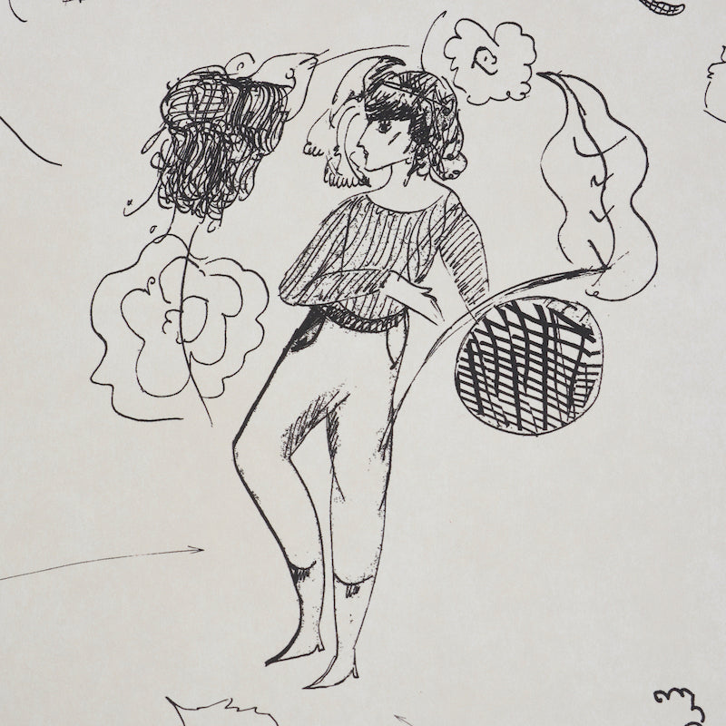 Search 5011080 Toile De Femmes Parchment Schumacher Wallpaper