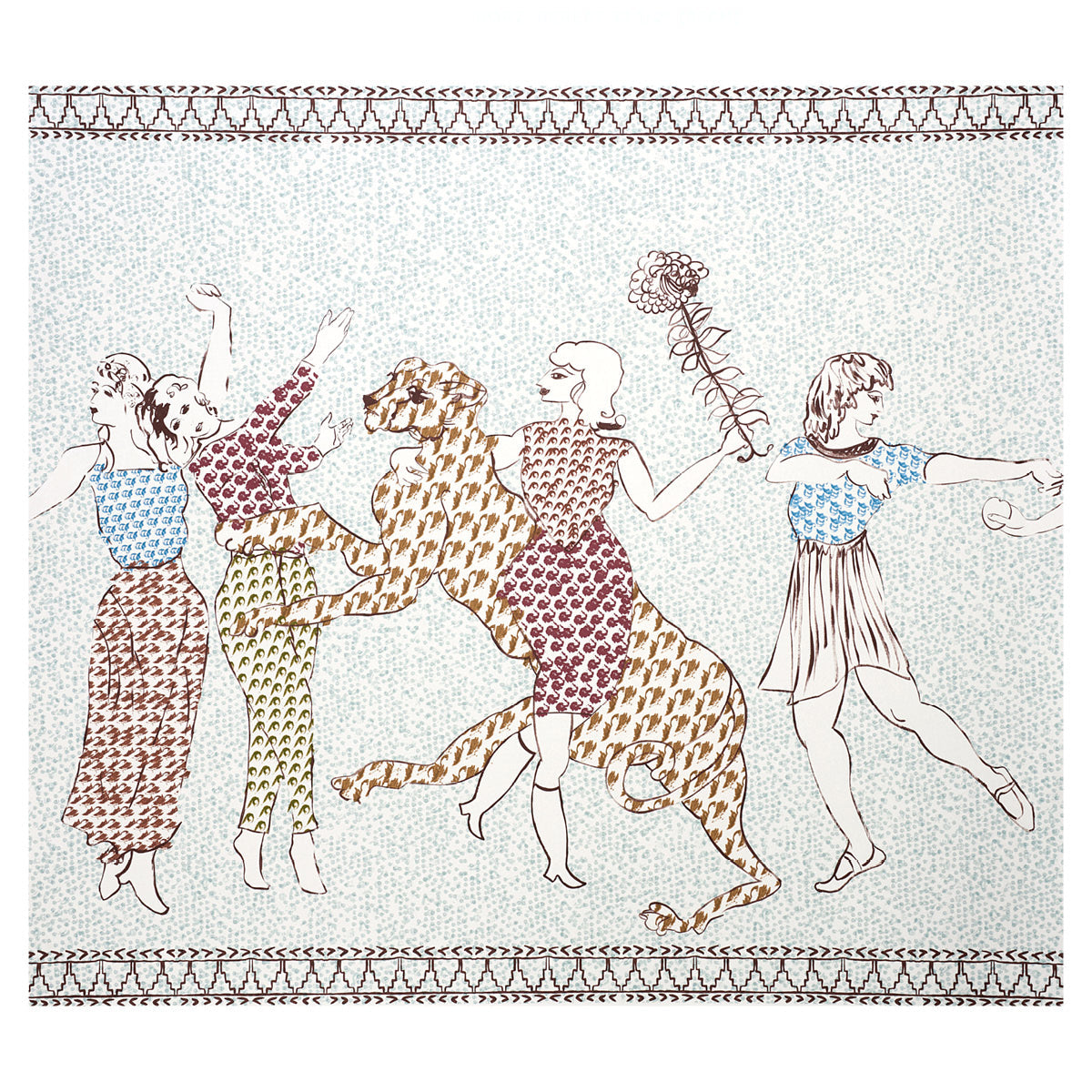 Acquire 5011090 The Golden Age Cyan Multi Schumacher Wallpaper